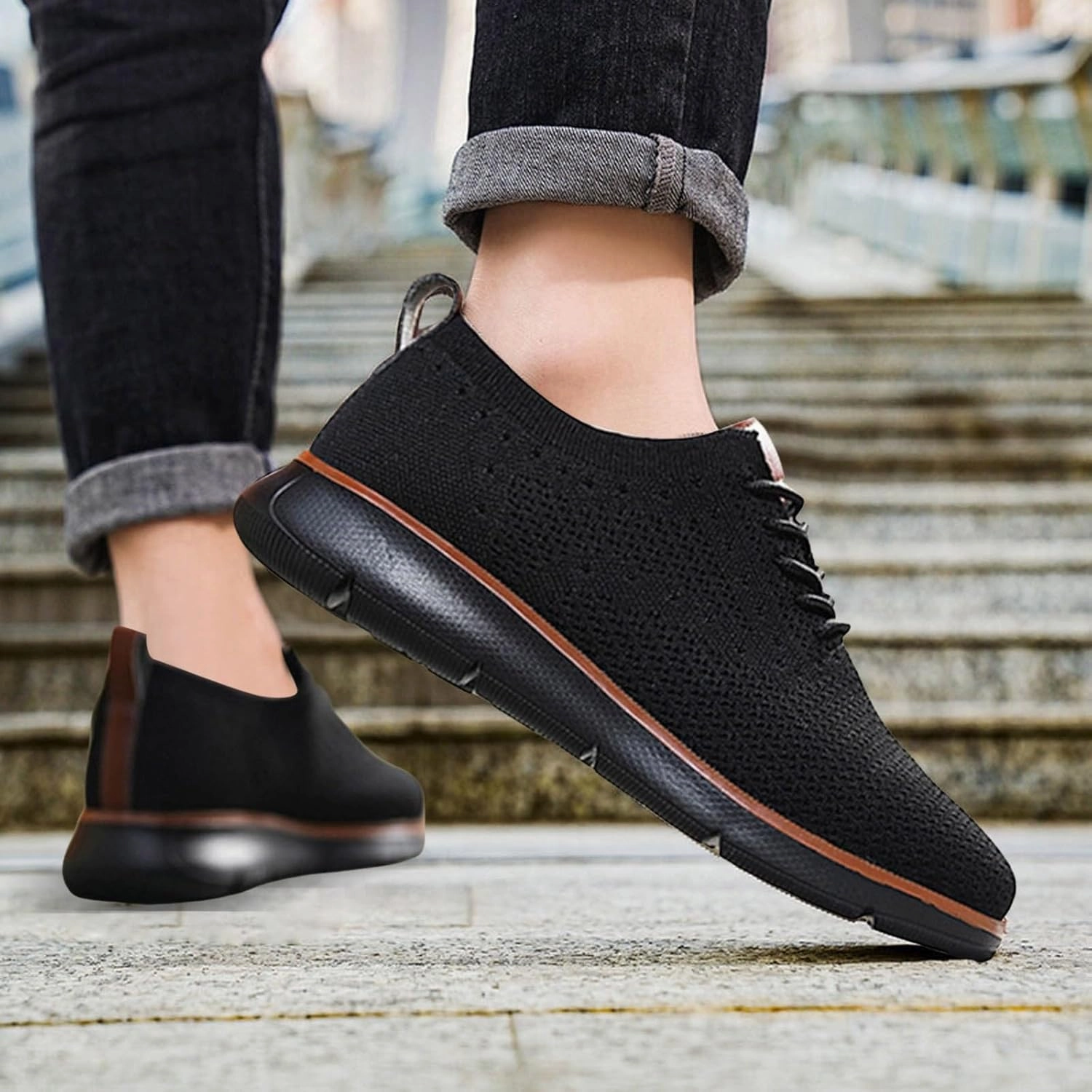 Men Tennis Shoes Men's Non Slip Running Shoes Light Breathable Casual Walking Shoes Sneakers Workout Sports Shoes Over Pronation Trail Running Shoes