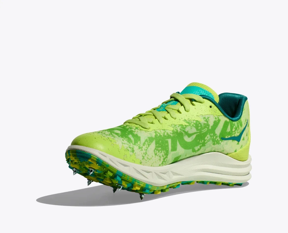 Hoka Unisex Crescendo XC - Lettuce/Electric Lime (1141272-LLC) Size 5.5