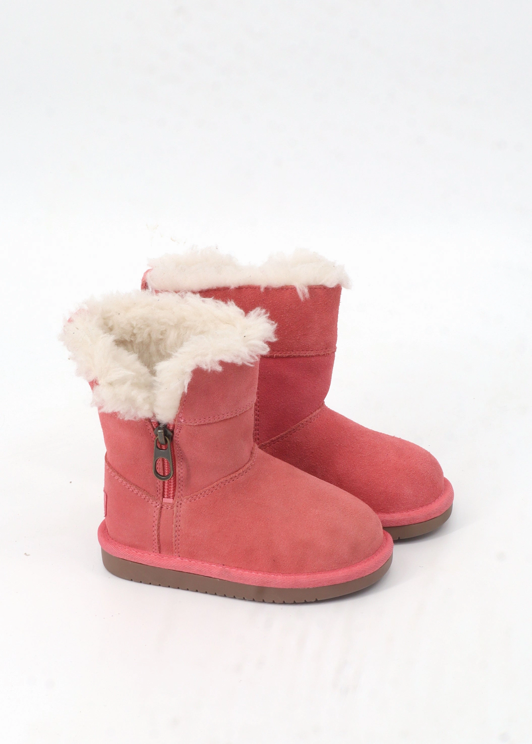 Hiking Boots Shoes Kids Girl's Plain Ankle Boots,Pink