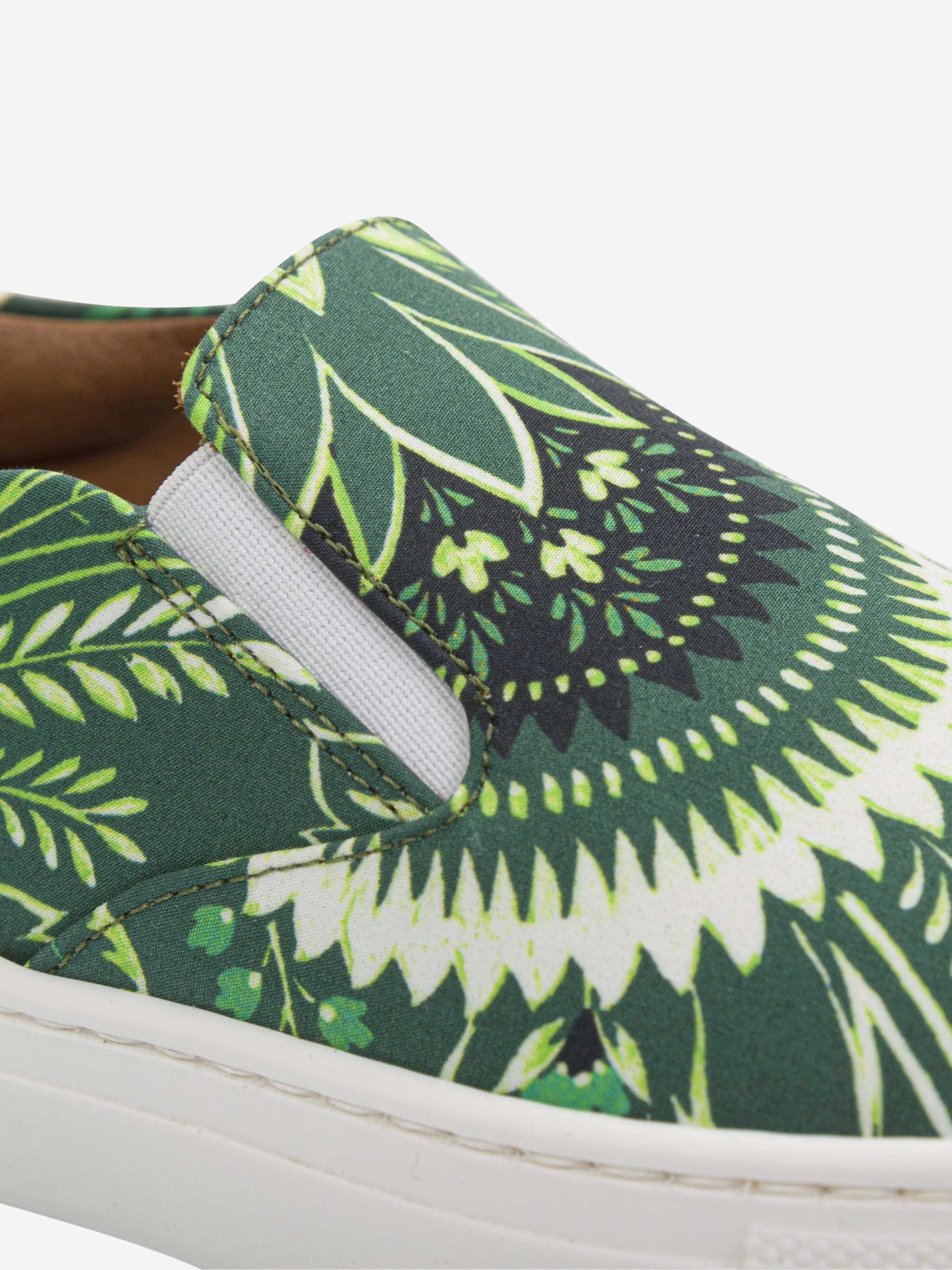 Roger Vivier Espadrilles Etro Boys Floral Paisley Trainers in Green