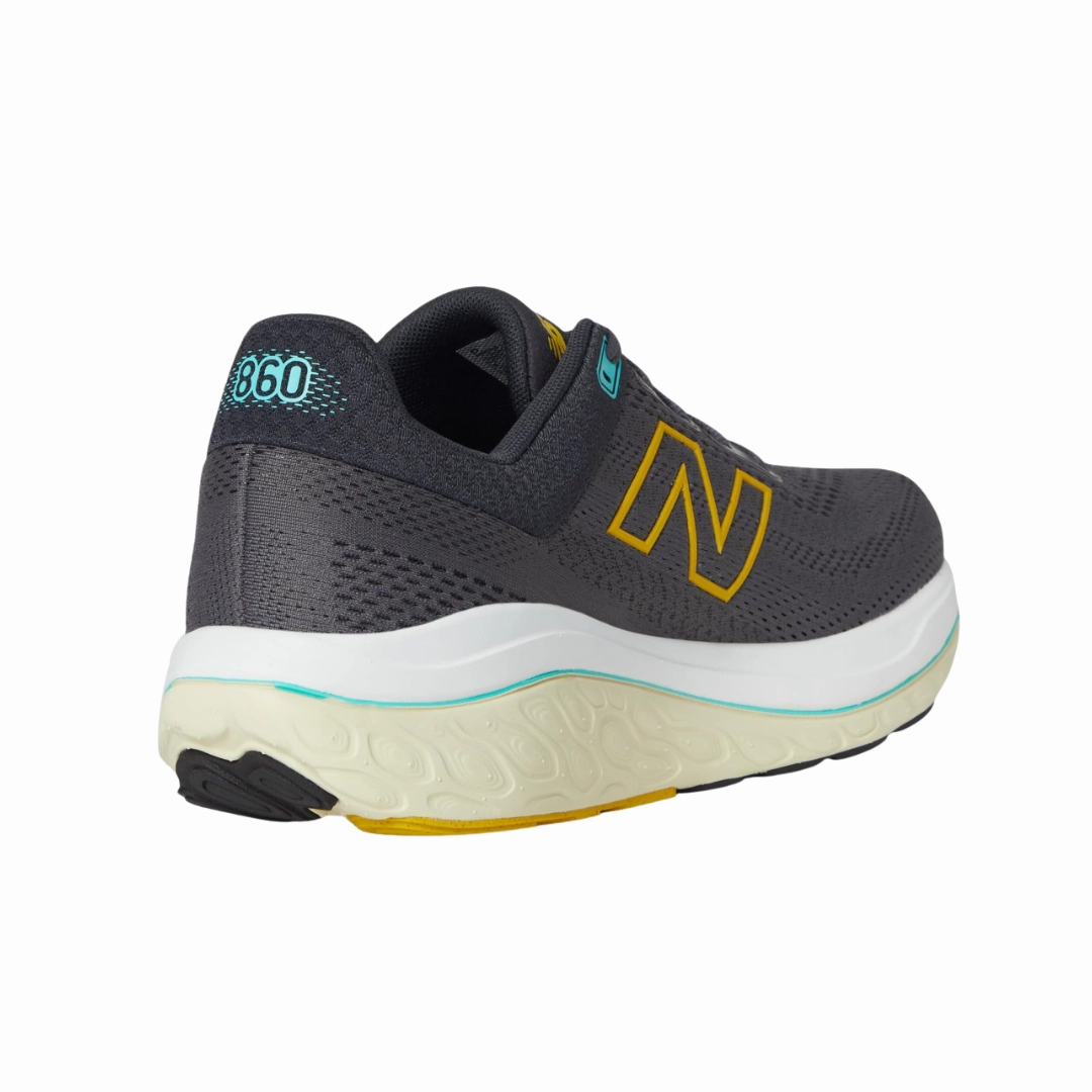 Rose Pink Flat Shoes Men's Fresh Foam x 860v14 - Magnet with Ginger Lemon and Cyber Jade (D Width)