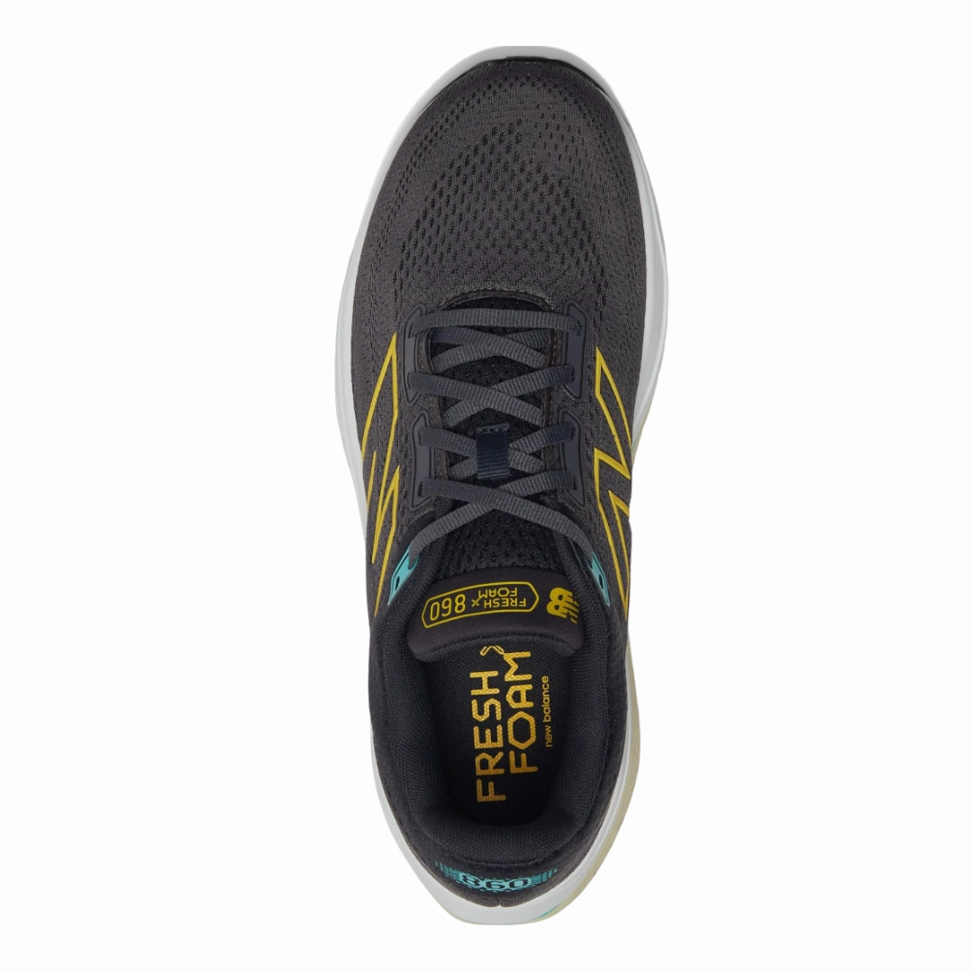 Men's Fresh Foam x 860v14 - Magnet with Ginger Lemon and Cyber Jade (D Width) Best Shoes For Feet Walking