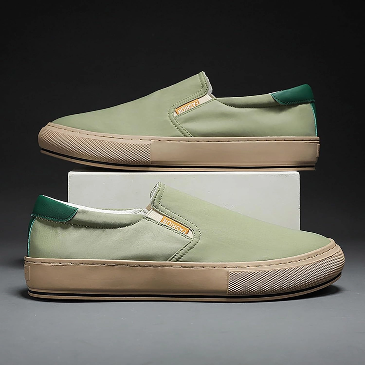 Canvas Summer Men's Shoes Korean Version of The Trend of Ice Cloth Breathable Board Shoes Men S Casual Dress Shoes Men's Sand 1906r Casual Shoes