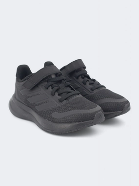 Kid's Boy's Textured Sneakers,Black Vegan Sneakers