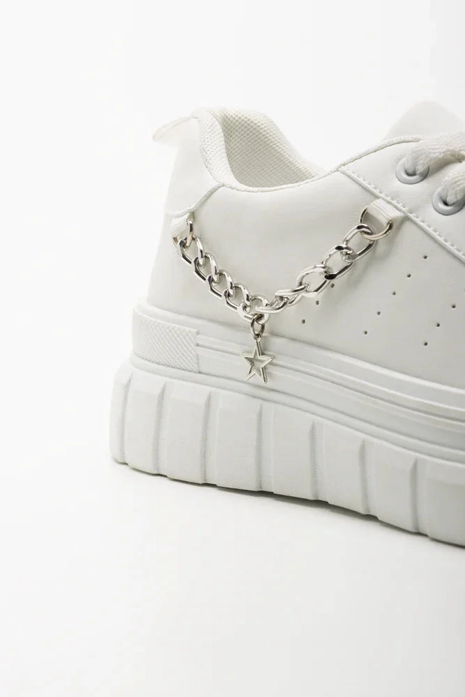 Sperry Boat Sneakers Chain Sneakers White