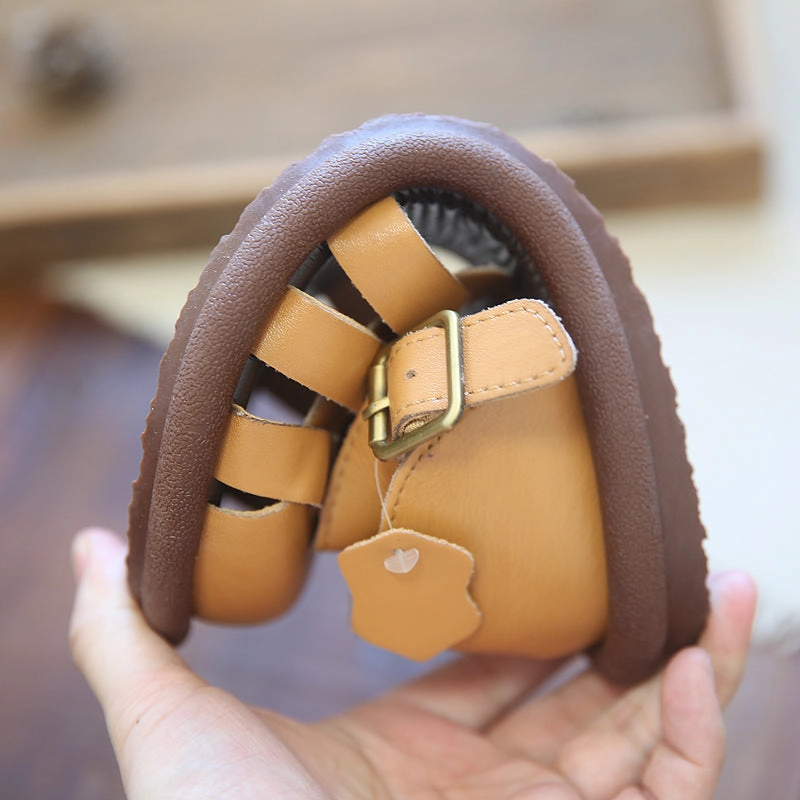 Flat Sole Derby Shoes Women Retro Plaited Leather Flat Casual Summer Sandals