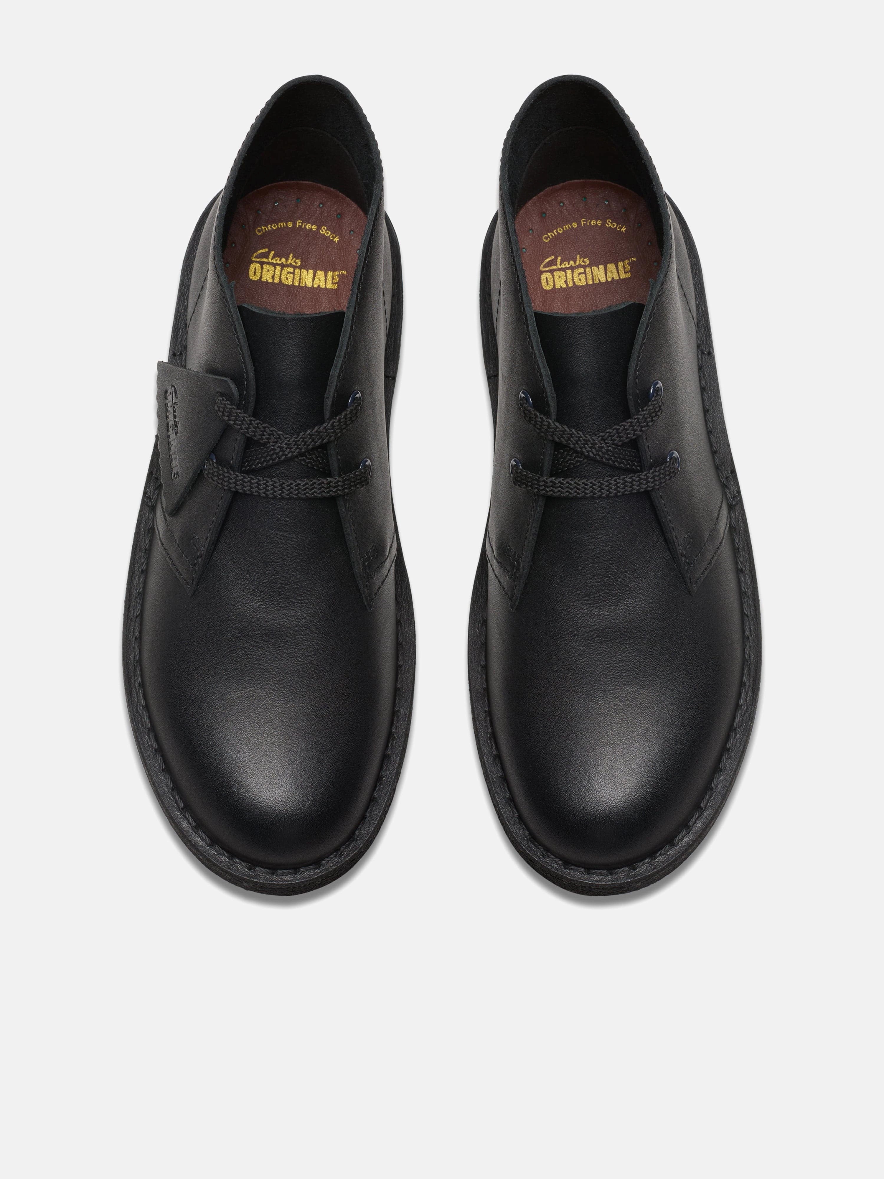 Leather Boots Boots Clarks Kids Leather Desert Boots in Black