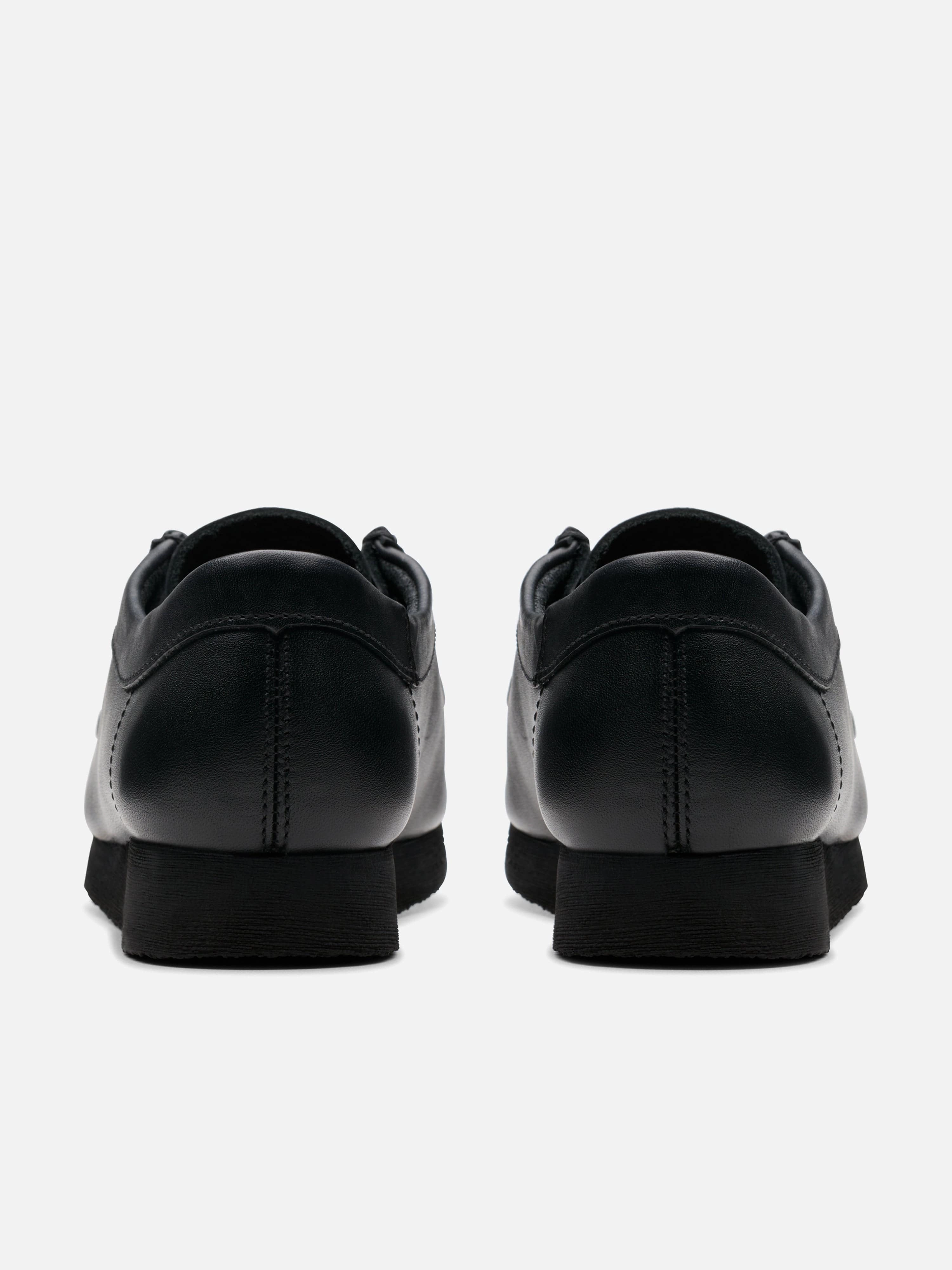 Stiletto Knee High Boots Clarks Kids Leather Wallabee Shoes in Black