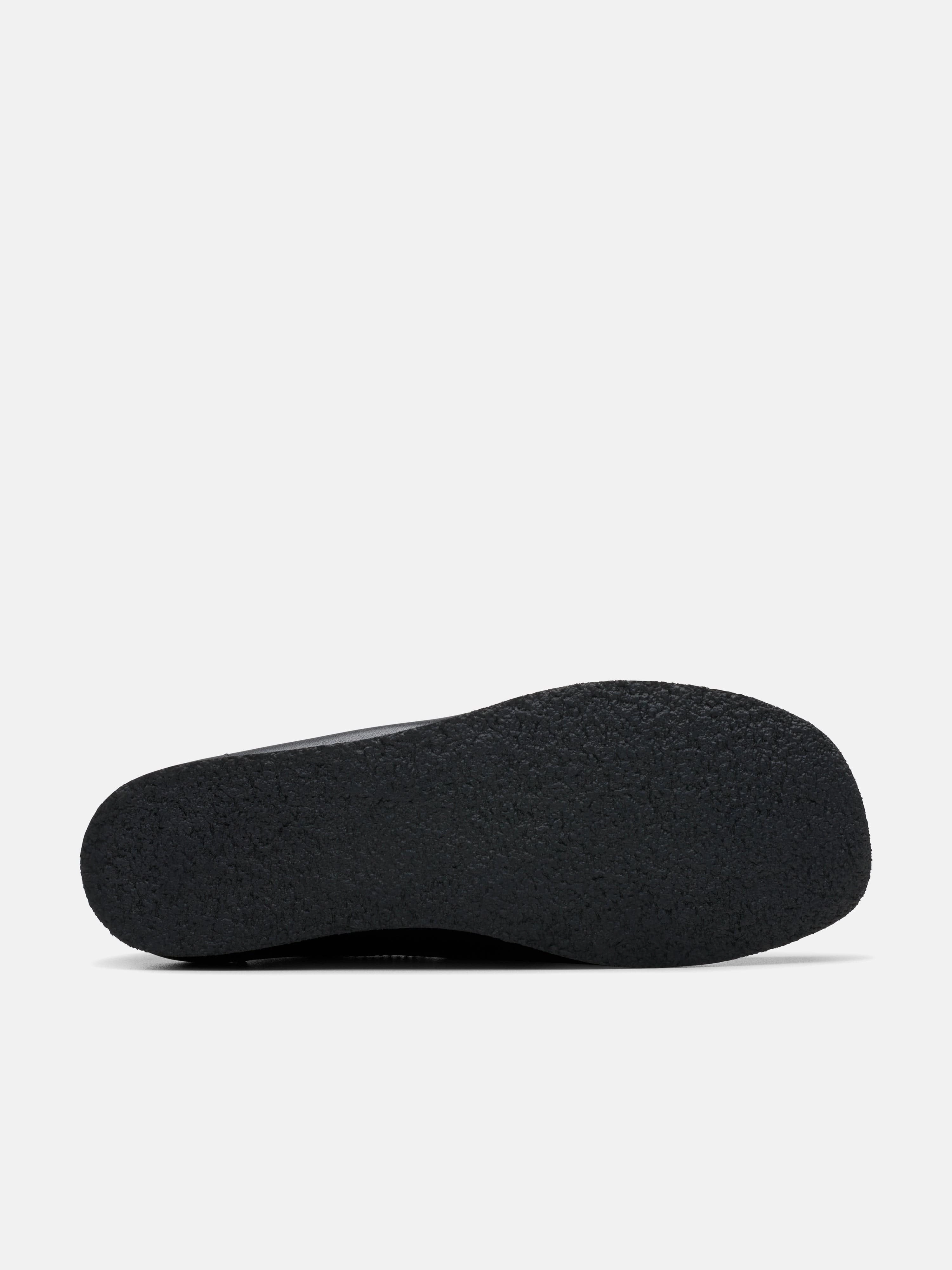 Vaccari Boots Clarks Kids Leather Wallabee Shoes in Black