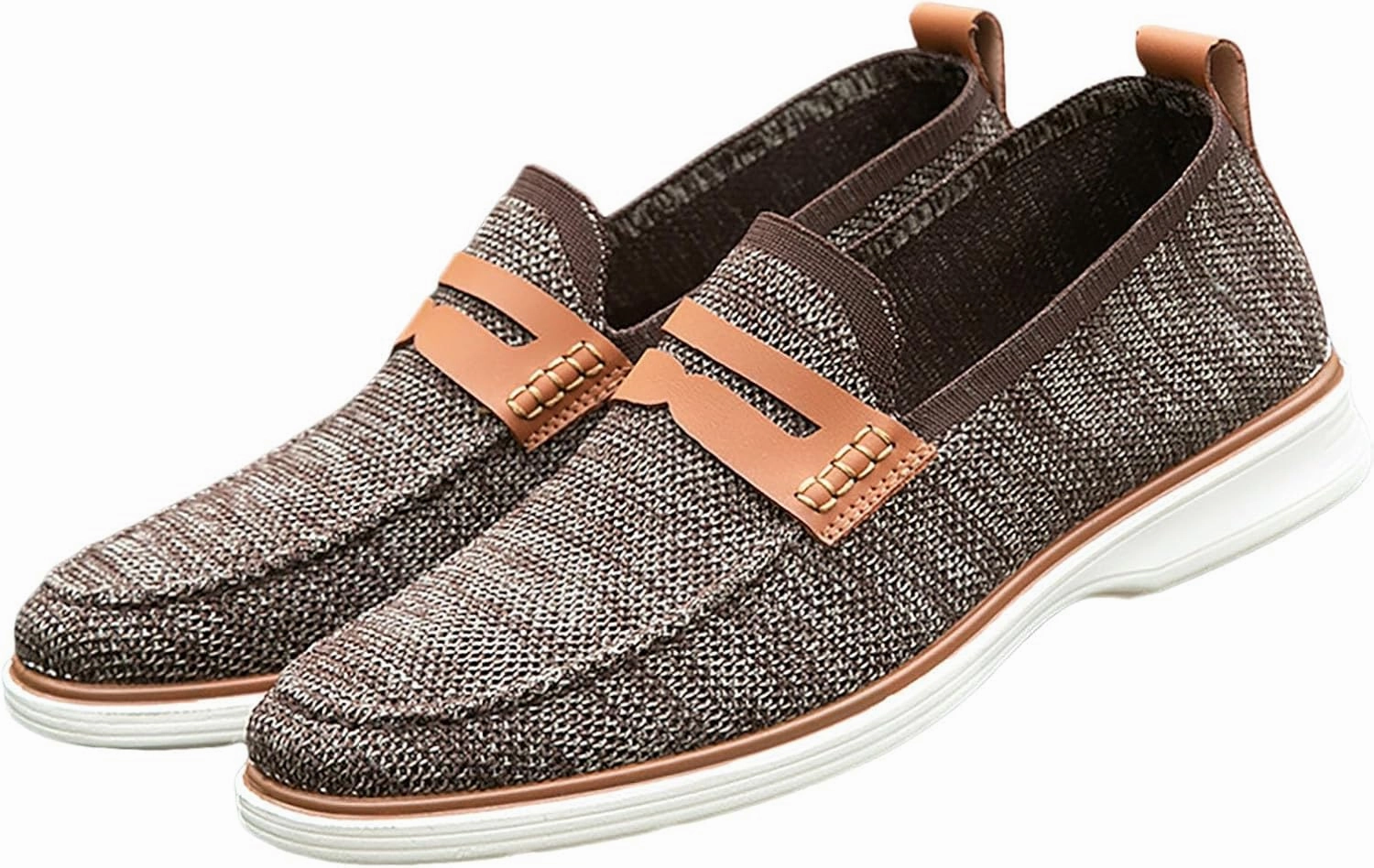 Casual Shoes Walmart Leisure Men Four Seasons Mesh Non Slip Flat Round Toe Breathable Slip On Lazy Leisure Shoes for Men Casual No Shoelace Men's