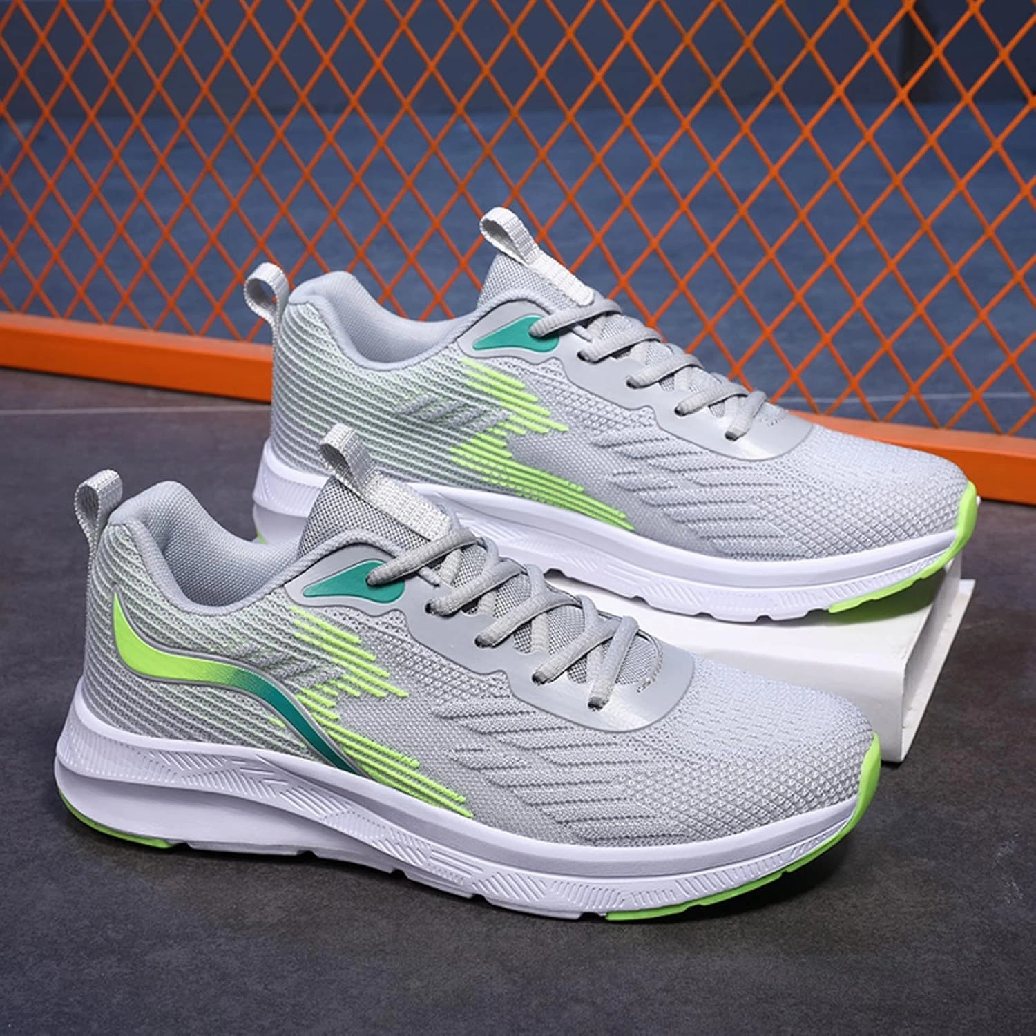 Dtlr Sneakers Men's Walking Shoes Mens Gym Shoes Mesh Sneakers Lightweight Casual Walking Tennis Men Slip On Comfortable Light Weight New Men Casual