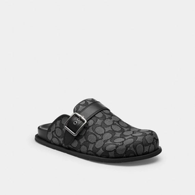Coach Buckle Clog In Signature Jacquard Graphite Black Lebron James New Basketball Shoes
