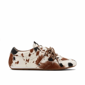 Black Checkerboard Slip On Colette Dark Horse Pony Hair Sneakers