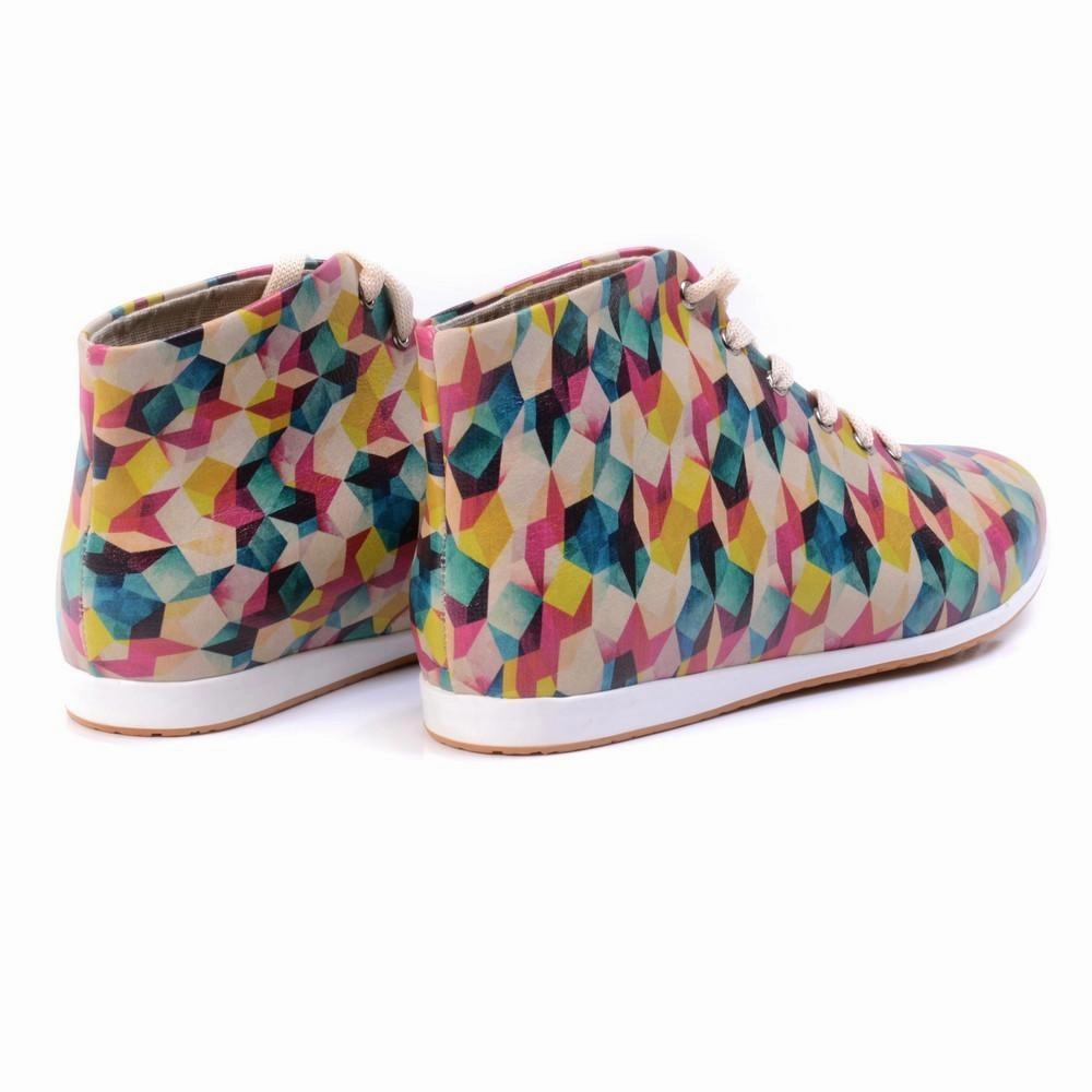 Tevos Boots Colorful Pattern Short Boots LND1139