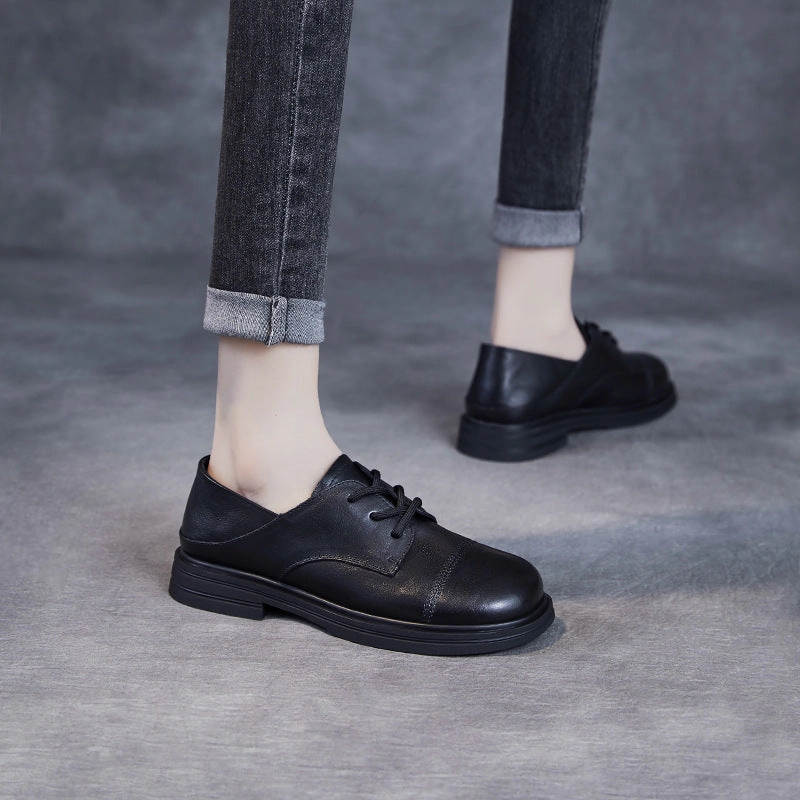 Footjoy Shoes Contour Casual Women Retro Solid Soft Leather Casual Work Shoes