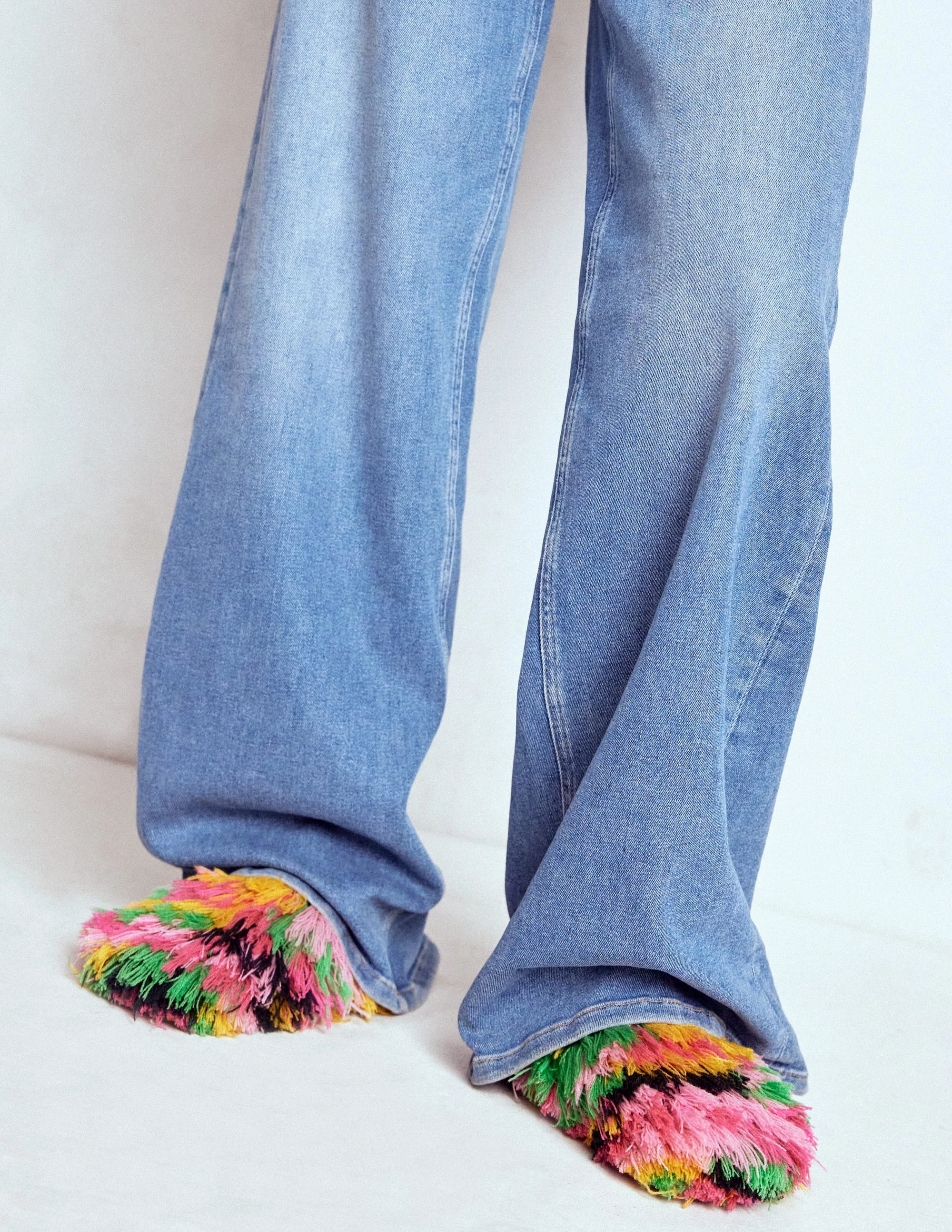 Multi Texture Mules-Multi Slip On Recovery Shoes