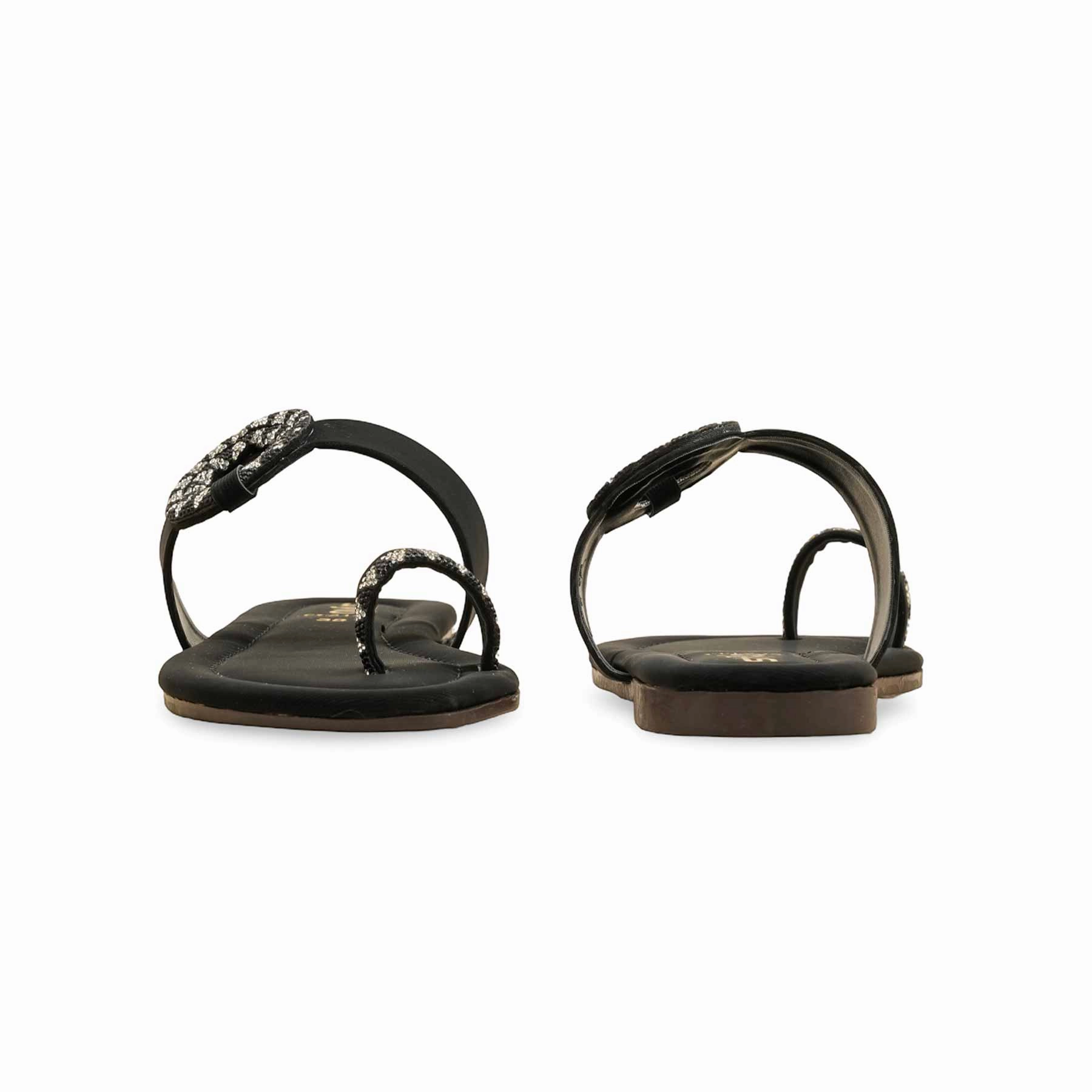 Smart Casual With Shoes Black Casual Chappal For Women CL2143