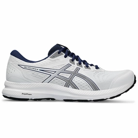 Men's Asics Gel-Contend 8, White/Blue Expanse, 7 D Medium Asics Chooser