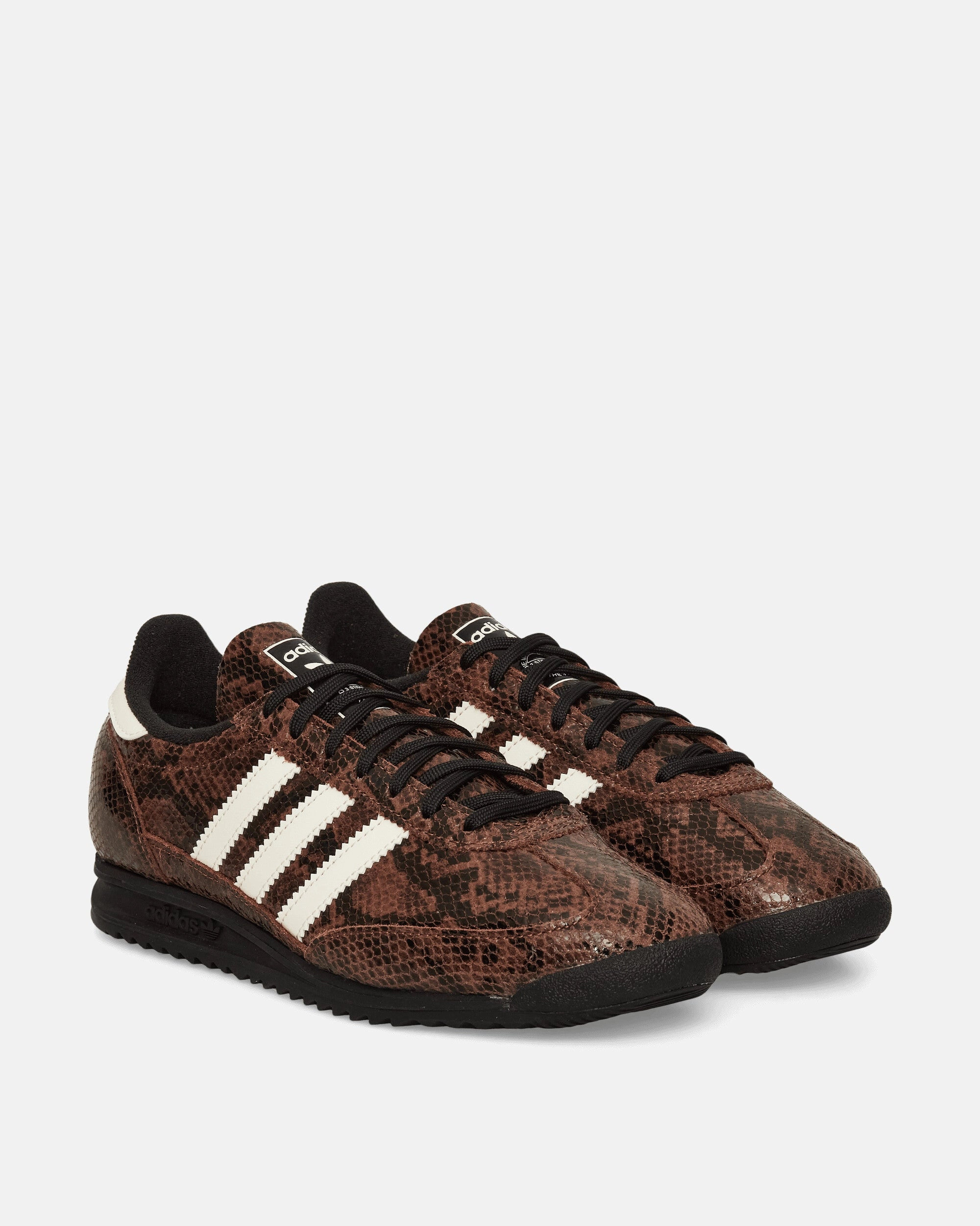 Women's SL 72 OG Sneakers Preloved Brown / Core Black / Cream White Adidas Gamecourt 2 Tennis Shoes
