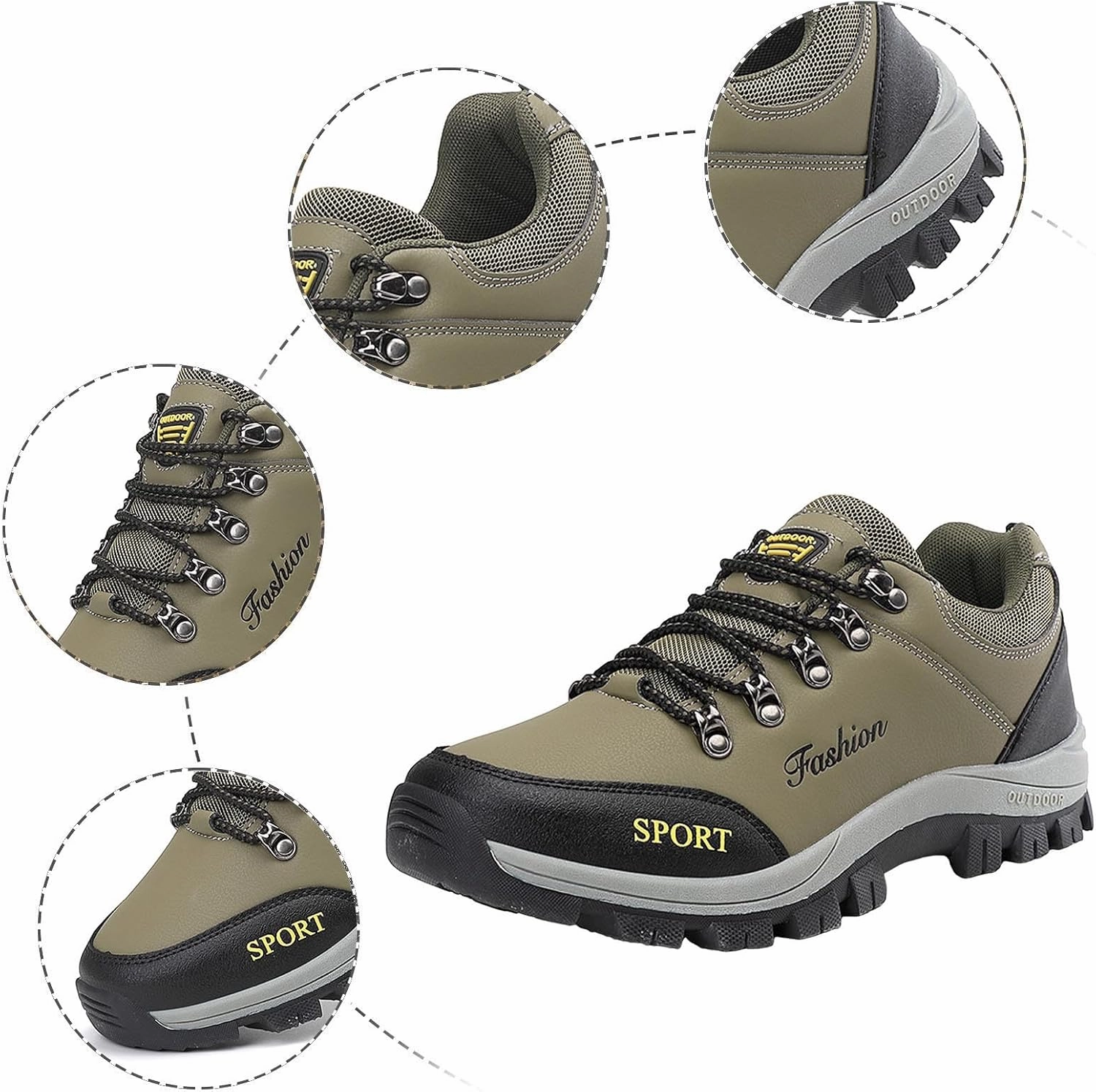 Top Rated Running Shoes For Plantar Fasciitis Hiking Sneakers Slip On Tennis Shoes Men Running Shoes Walking Hiking Sneakers for Men Outdoor Casual Snearker Mens