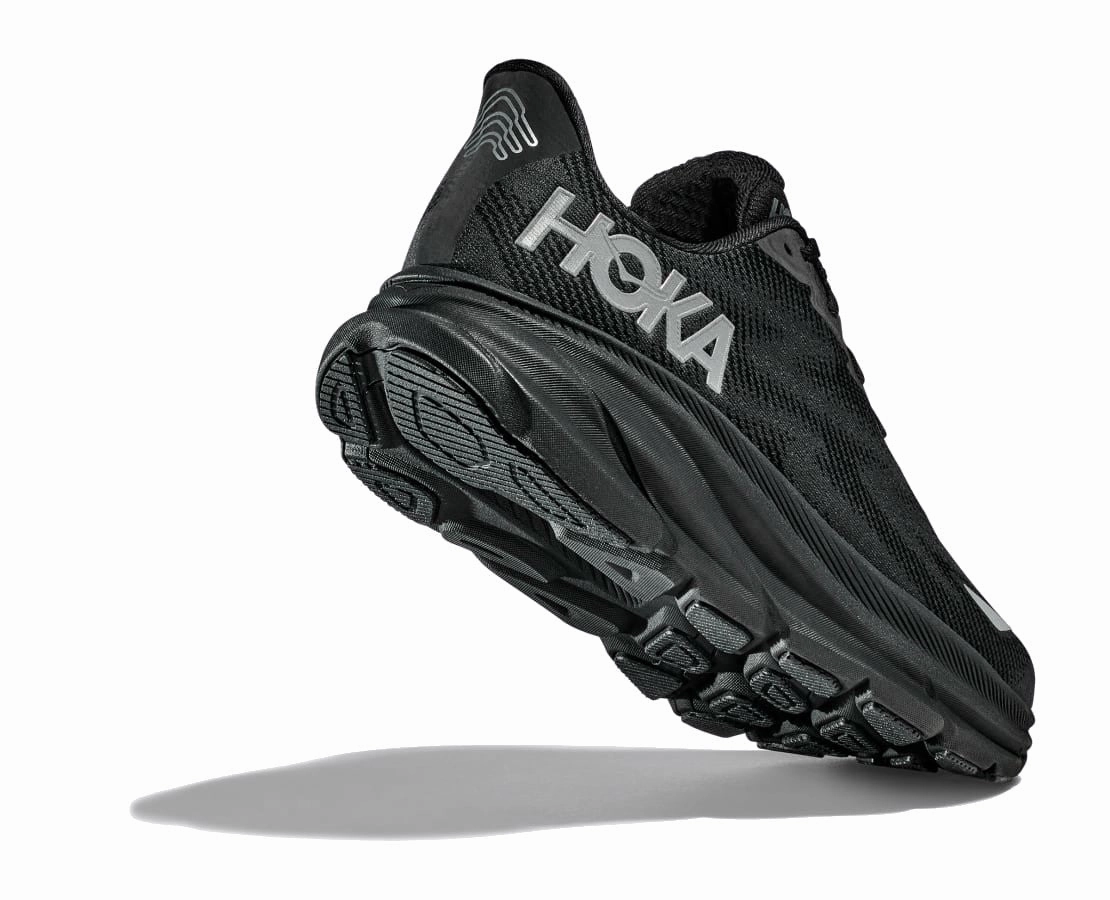 Hoka Women's Clifton 9 GORE-TEX Waterproof - Black/Black Light