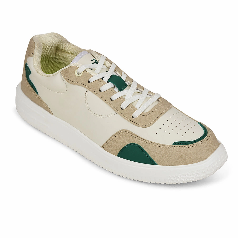 Sneakers For Heel Spurs Leap7x White Casual Lacing Sneakers For Men AMAZER-3E By Liberty