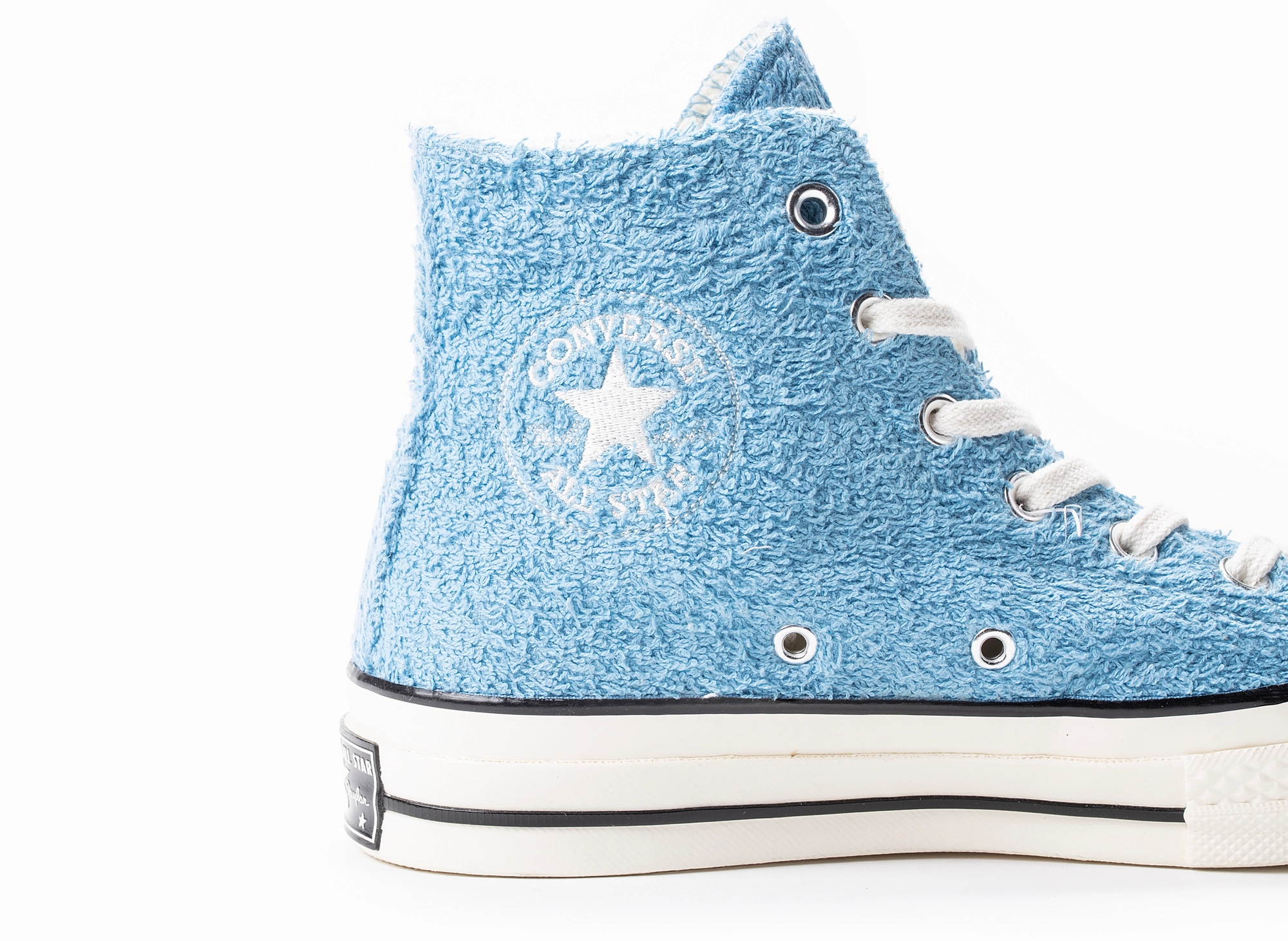 Converse Chuck Taylor All Star High 'Fuzzy Bunny' High Heel Sandals With Ankle Strap
