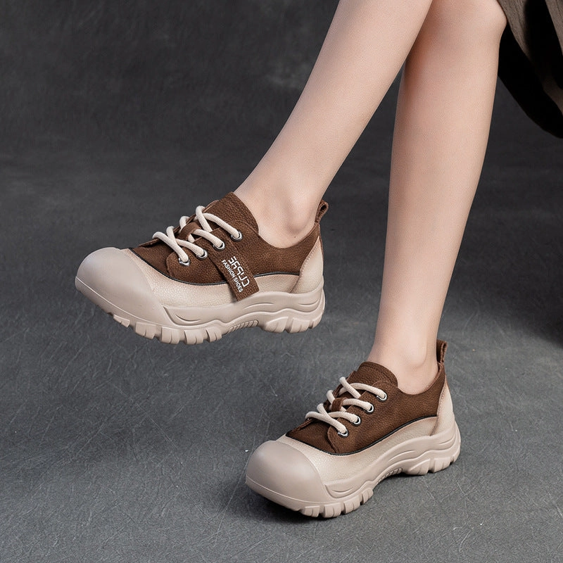 Best Casual Shoe Brands Women Minimalist Soft Leather Comfort Casual Shoes