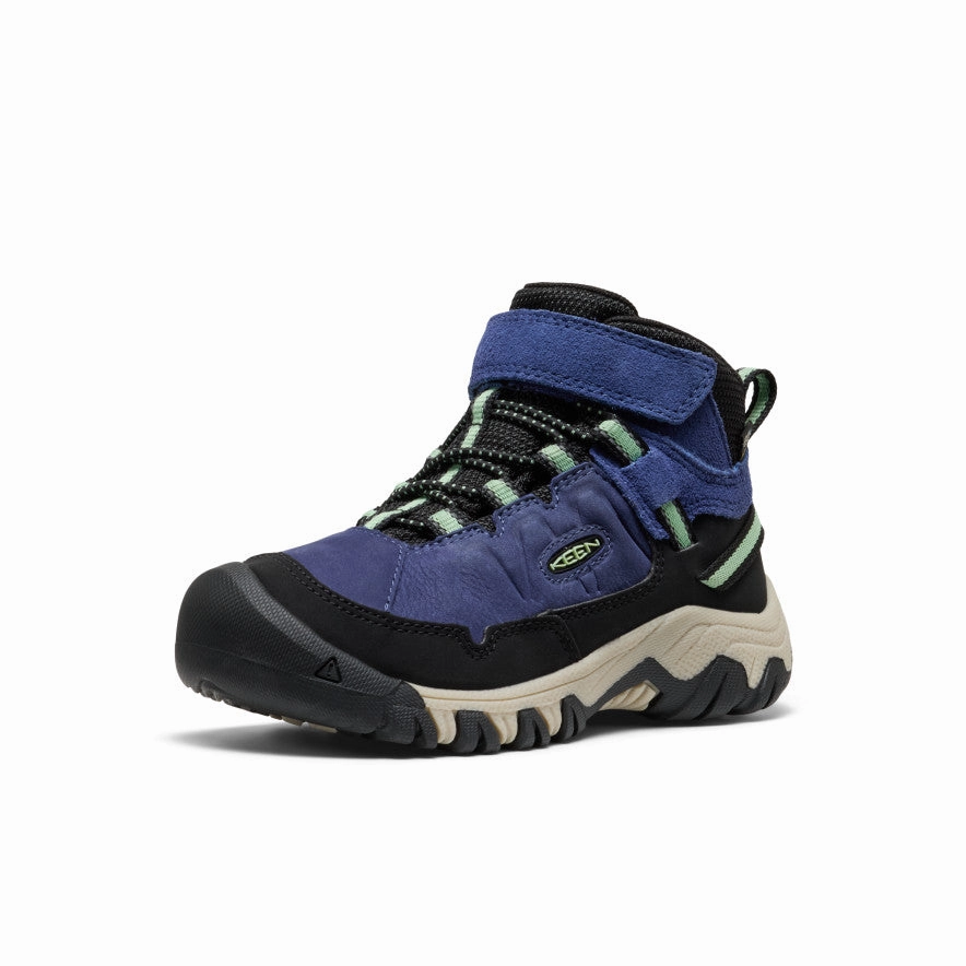 Little Kids' Targhee IV Waterproof Hiking Boot  |  Skipper Blue/Hemlock Waterproof Lightweight Hiking Boots
