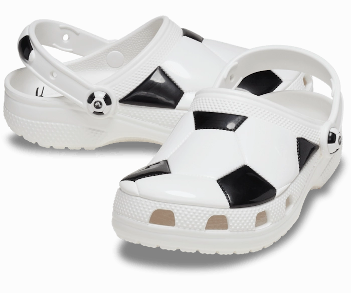 Crocs Kids' Classic Soccer Ball Clog Zoom Soccer Cleats