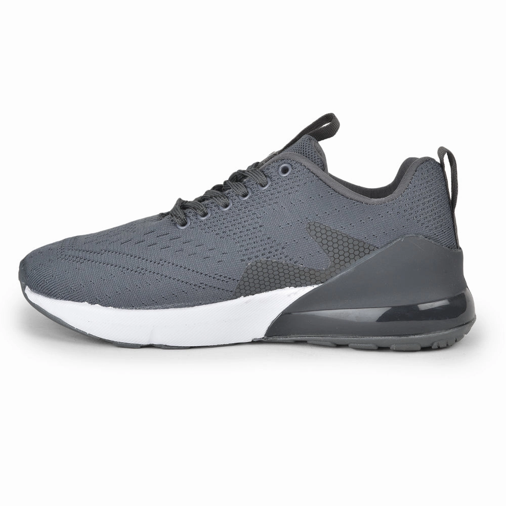 Cloud Running Shoe Leap7x Lacing Sports Shoes For Men (Grey) REVOLT By Liberty