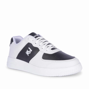 Leap7x Casual Black Lacing Sneakers For Men DUGLAS-1E By Liberty Led Light Sneakers