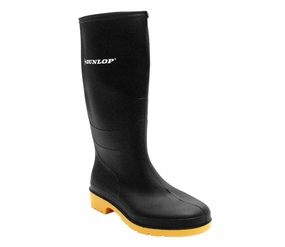 DULL Dunlop Unisex Wellington Boots in Black Keen Hiking Boots