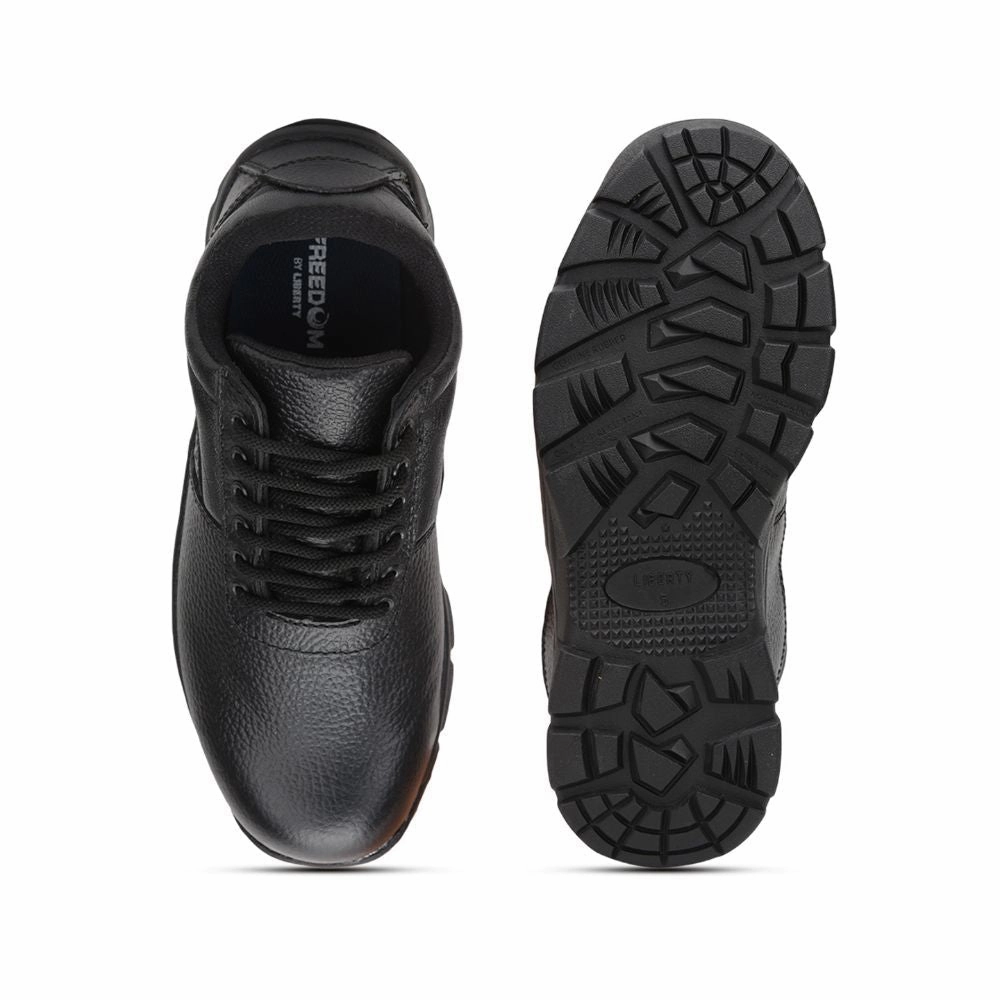 Freedom By Liberty Mens ARMOUR-CT Lacing Black Safety Shoe Climbing Shoes Intermediate