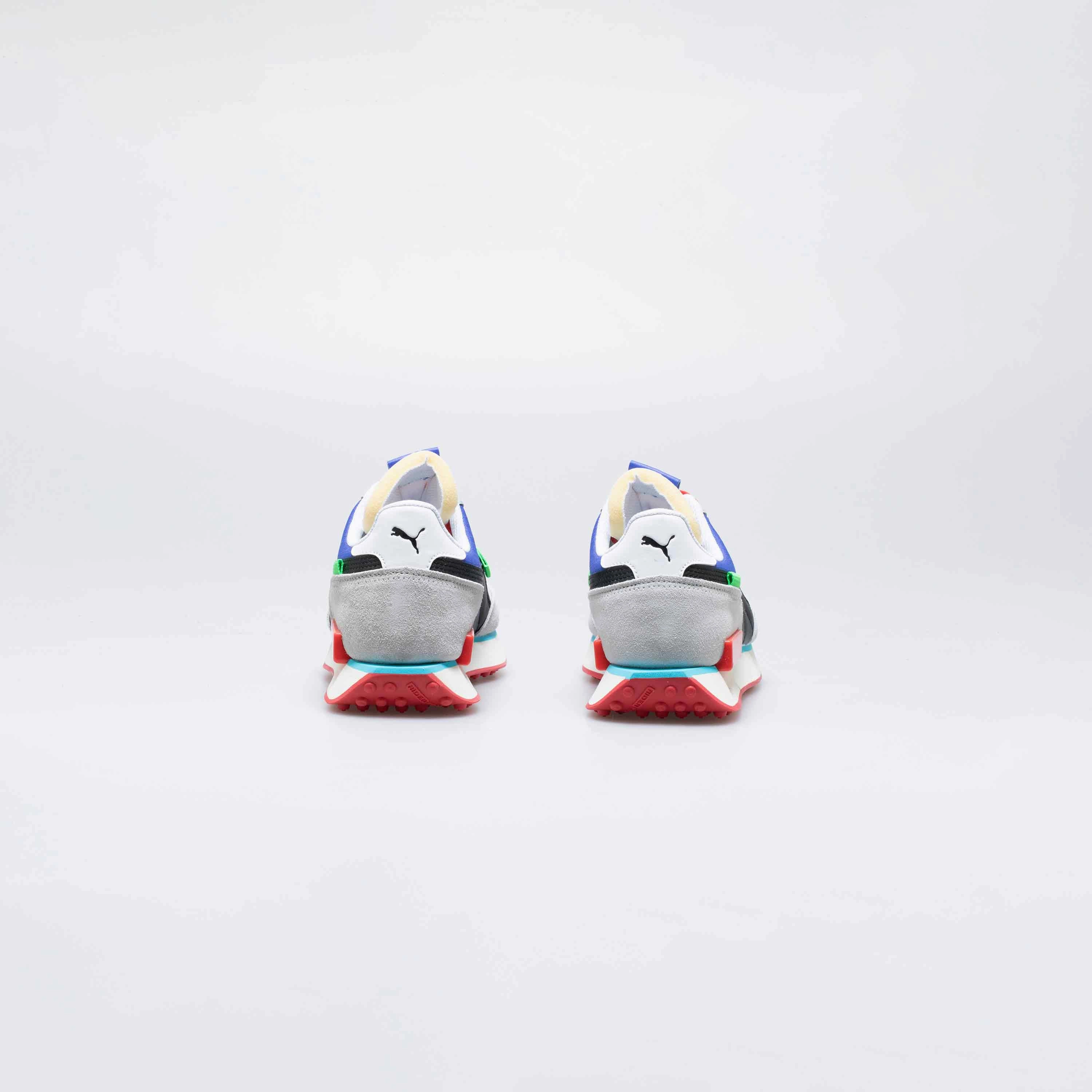 Future Rider Ride On Mens Lifestyle Shoe - Blue/Grey/Red Low Cushion Running Shoes