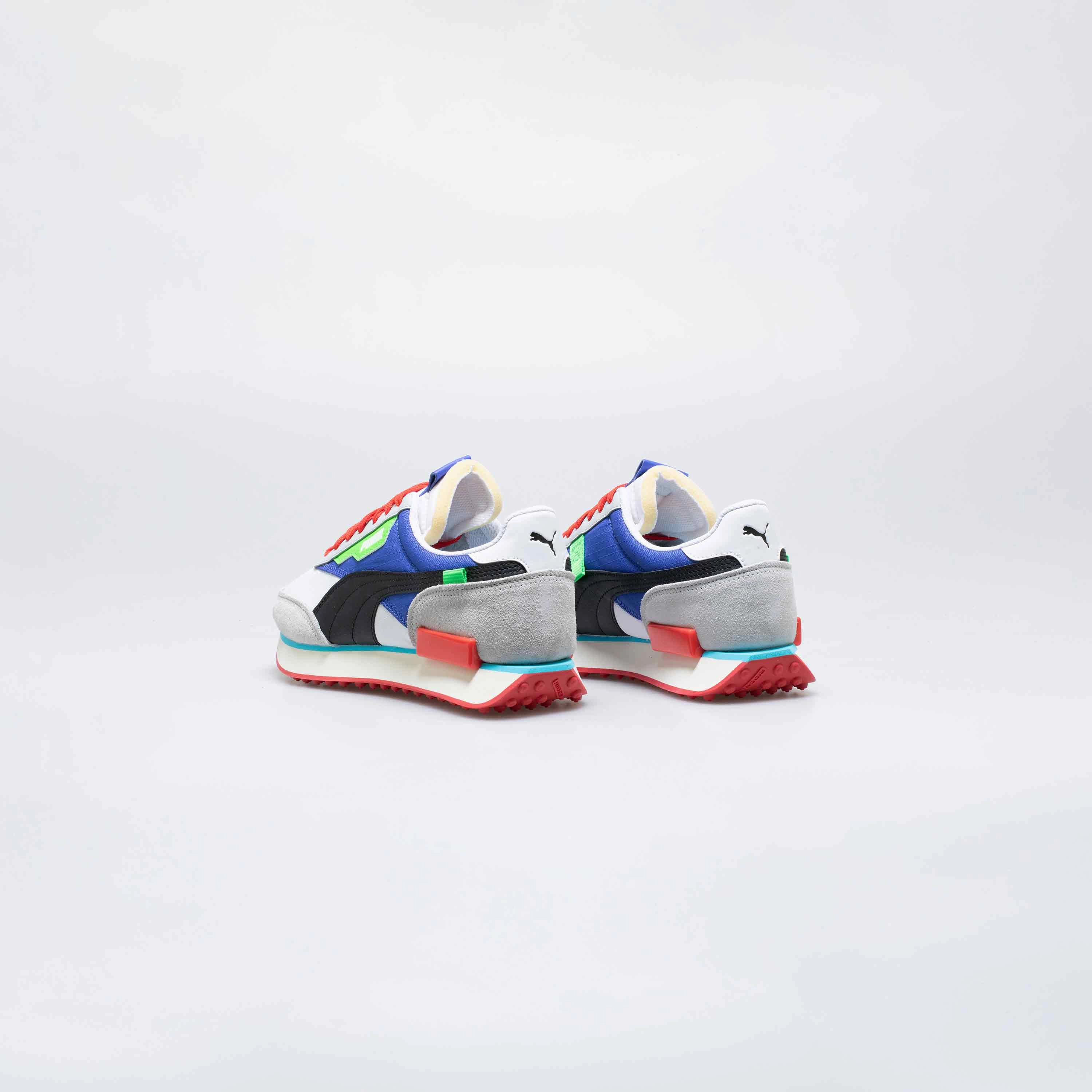 Future Rider Ride On Mens Lifestyle Shoe - Blue/Grey/Red Best Running Shoes For Long Distance