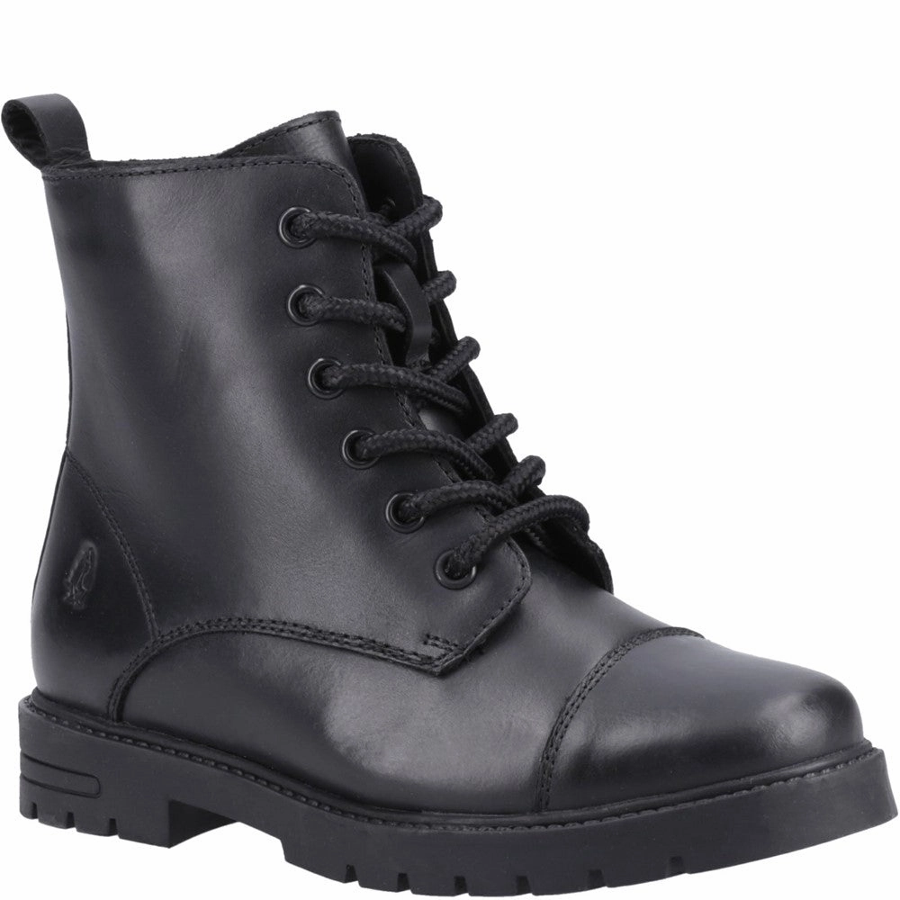 Bench Made Boots Black Lauren Junior School Shoes