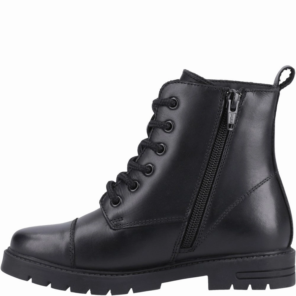 Tsc Rubber Boots Black Lauren Junior School Shoes