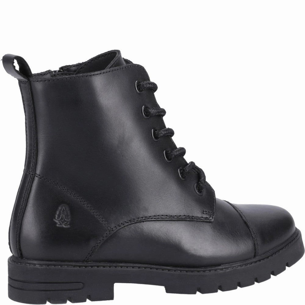 Black Lauren Junior School Shoes Cloudrock Boots