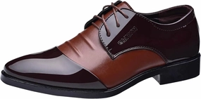 Casual Dress Shoes Reddit Men's Dress Shoes Business Fashion Black Comfort Oxfords Patent Leather Dressy Shoe Classic Loafers Formal Derby Footwear