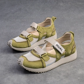 Types Of Casual Shoes Women Summer Mesh Velcro Tape Casual Shoes