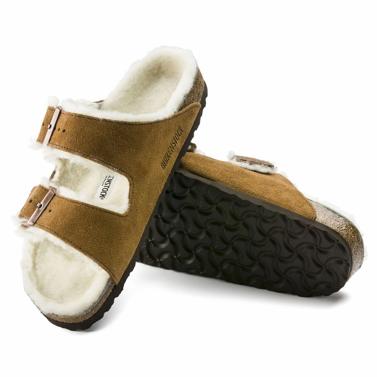 Good Pointe Shoes For Feet Birkenstock Women's Arizona Shearling Mink