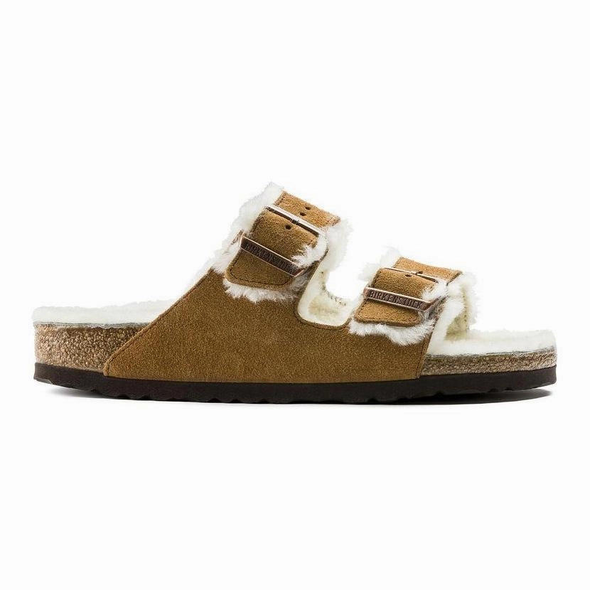 Prom Dresses With Flat Shoes Birkenstock Women's Arizona Shearling Mink