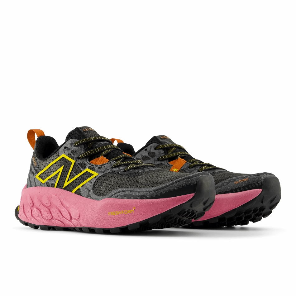 New Balance Hierro v8 Women's Trail Running Shoes in Black/Pink AW24 Speedform Xc Trail Running Shoes