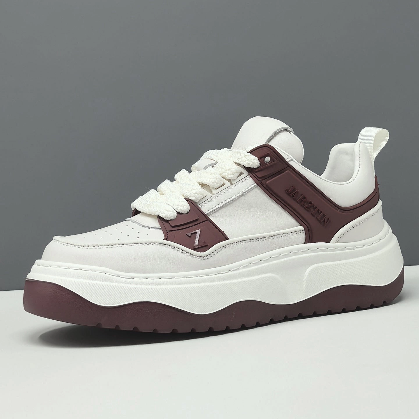 Hitop Sneakers Men's Stylish Breathable Quilted Leather Casual Sneakers