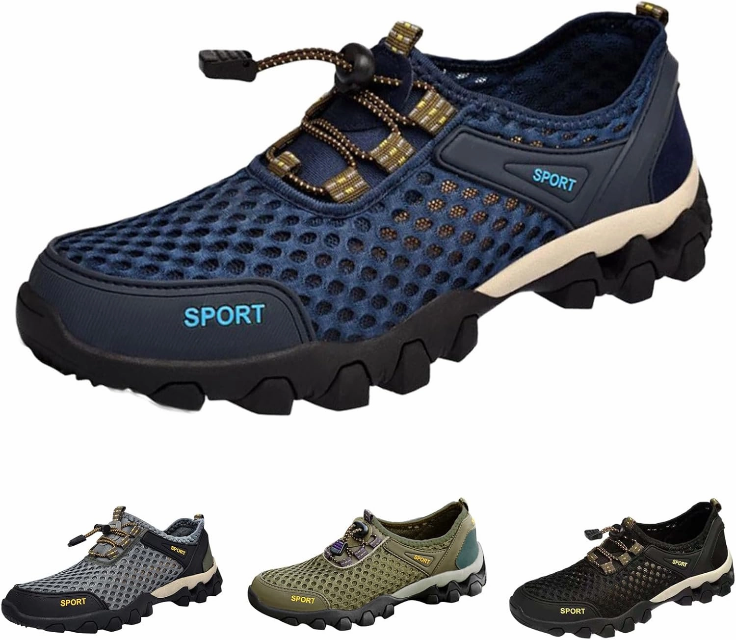 Casual Pants Shoes Men Summer Mesh Breathable Hiking Shoes Comfortable Walking Shoes Outdoor Travel Shoes Sneaker Rack for Men Bedroom Men Shoes