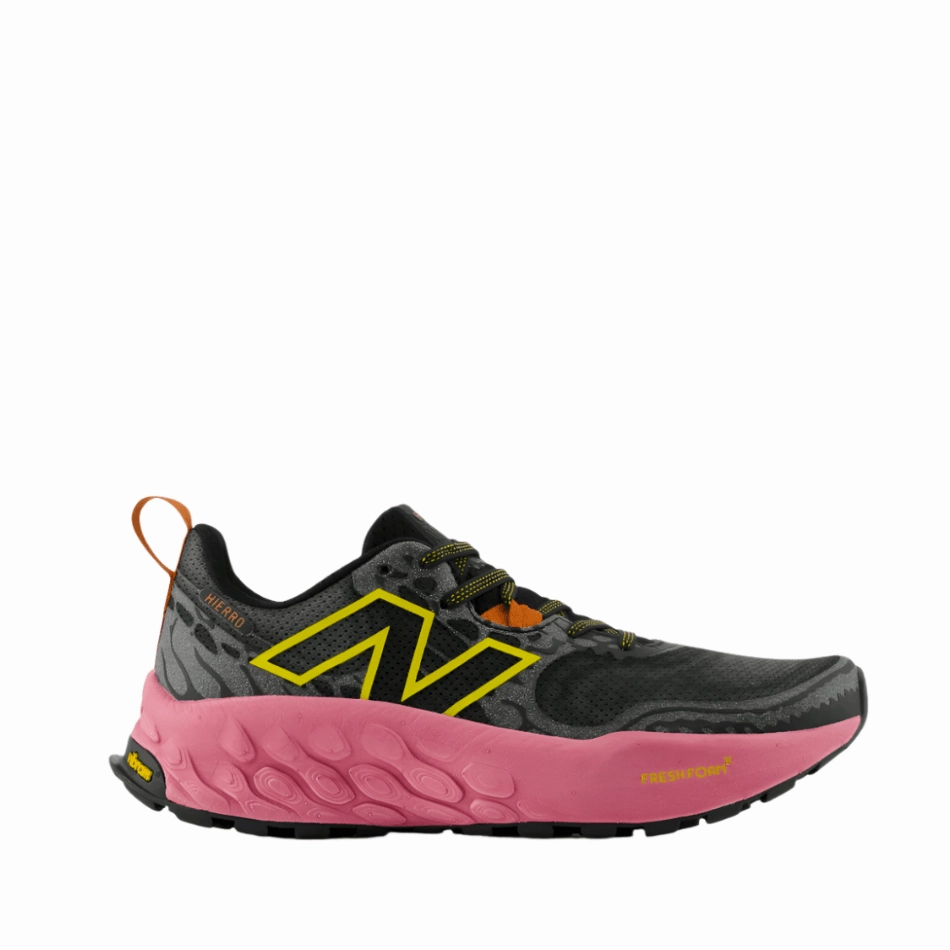 Trail Running Shoes Outlet New Balance Hierro v8 Women's Trail Running Shoes in Black/Pink AW24