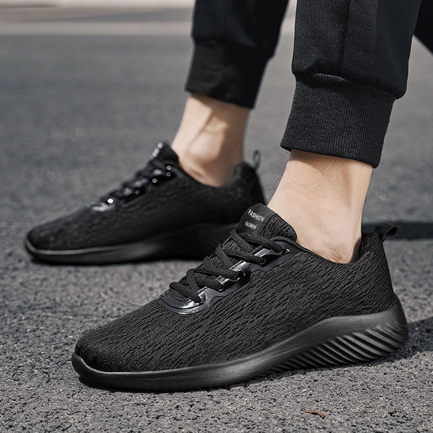 Mens Breathable Lace Up Running Shoes Breathable Casual Comfortable Walking Sneaker Wide Walking Shoes for Men Running Shoes Discount Code