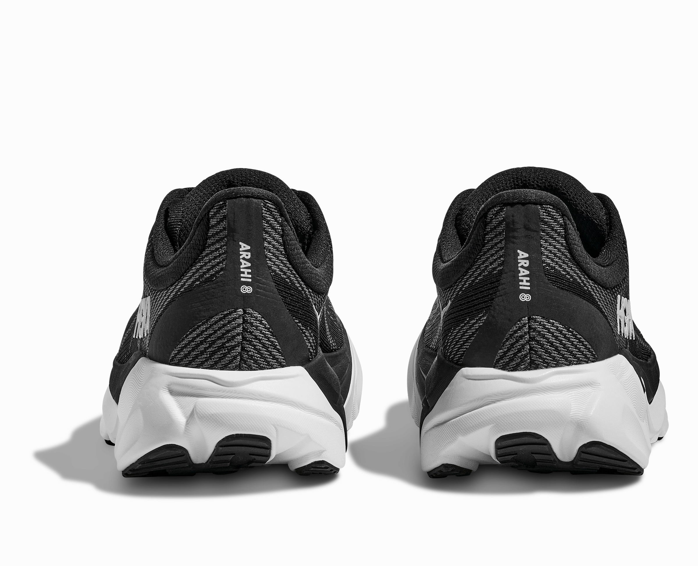 Nursing Shoes MEN'S ARAHI 8 - WIDE 2E - BWHT BLACK/WHITE