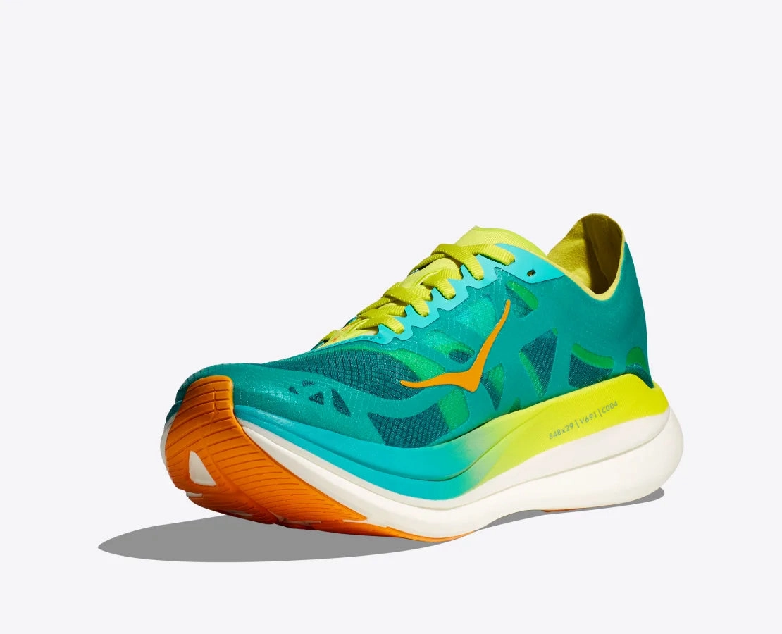 Hoka Rocket X 2 Racing Shoe- Ceramic/ Evening Primose (1127927-CEPR) American Flag High Heels